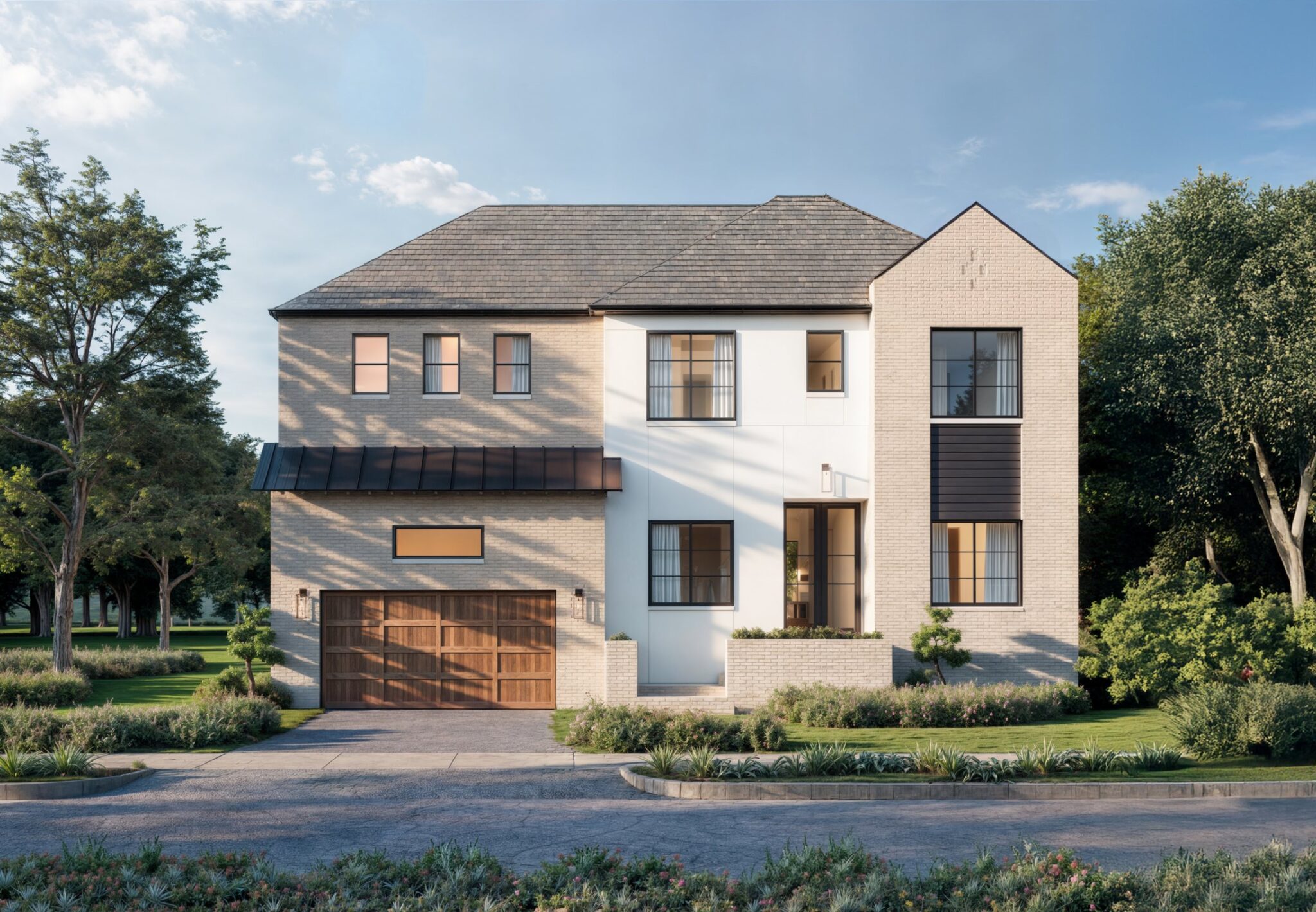 3606 Aberdeen Way, Braes Heights - front exterior rendering