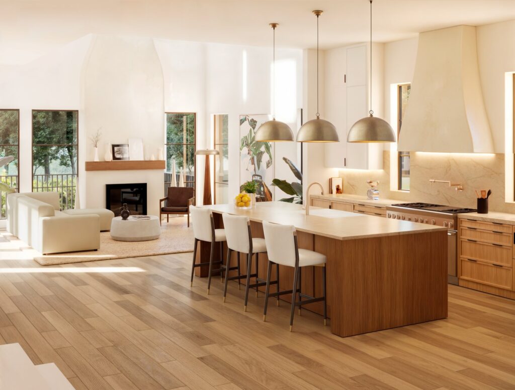 3606 Aberdeen Way - kitchen and family room rendering