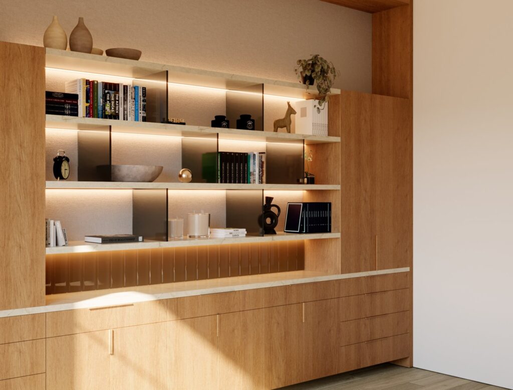3606 Aberdeen Way - study built-ins rendering